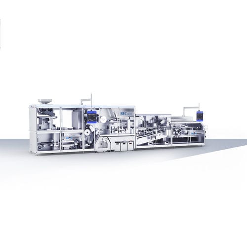 Incartonatrice orizzontale - BEC 400  - Uhlmann Pac-Systeme GmbH & Co. KG - per l'industria farmaceutica / compatta / per blister