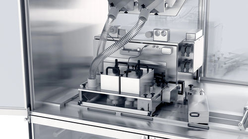 Alimentatore a vibrazione - Uhlmann Pac-Systeme GmbH & Co. KG - per prodotti farmaceutici / per solidi / capsula