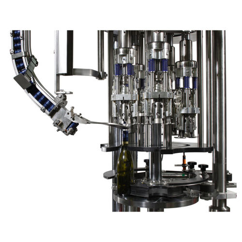 Torretta tappatrice rotativa - Zalkin - con sigillatura a rulli / screw-on / automatica