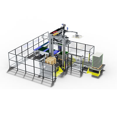 Depallettizzatore a strati - VEGA80 - TMG Impianti S.p.a. - per bottiglie di vetro / per vaschette / per movimentazione