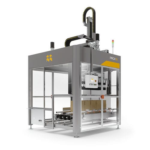 Incassatrice verticale - PACK 16 - TMG Impianti S.p.a. - automatica / per bottiglie in vetro / per bottiglie in plastica