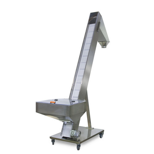 Trasportatore a nastro - ELV 1 - SEVEN FLUSS S.r.l. - elevabile / mobile / per tappi