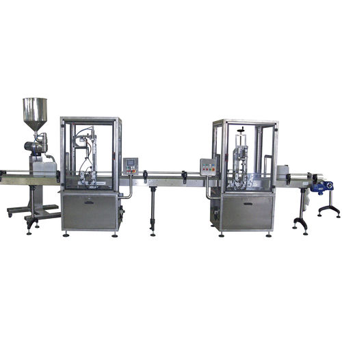 Riempitrice chiuditrice automatica - NTD 2000 - SEVEN FLUSS S.r.l. - per liquidi / volumetrica