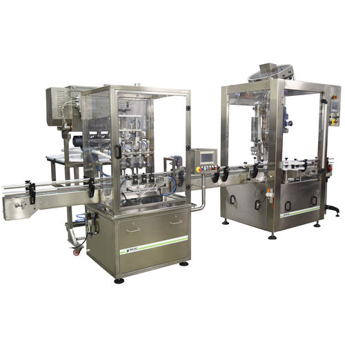 Riempitrice chiuditrice automatica - MR 4 – MTS 1 - SEVEN FLUSS S.r.l. - per prodotti alimentari / monoblocco / volumetrica