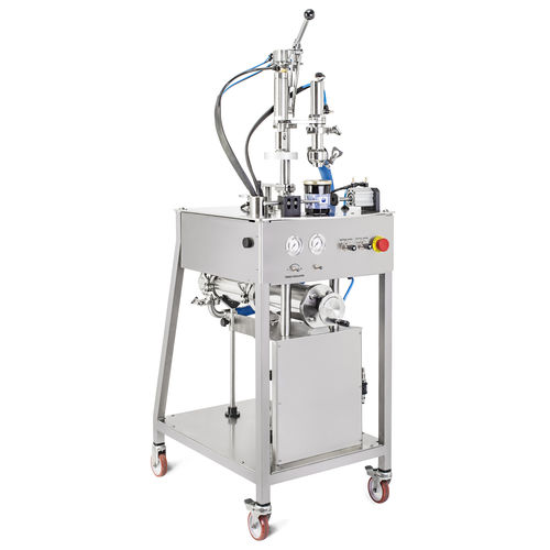 Riempitrice tappatrice manuale - Tenco - volumetrica / a pistone / monoblocco