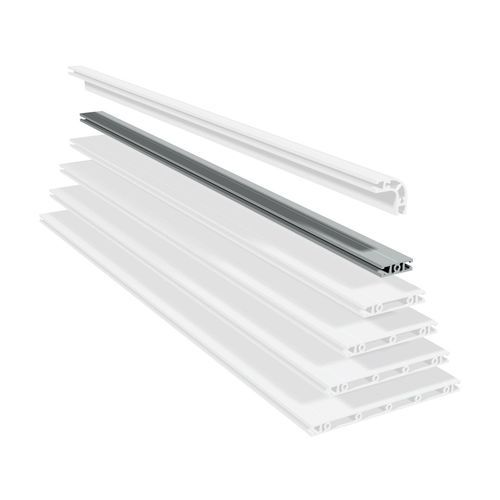 Profilo in alluminio - Panel profiles PP 50 - PP 250 - isel Germany - in alluminio anodizzato / con scanalature / piatto