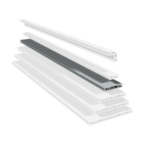 Profilo in alluminio - PP 100 - isel Germany - con scanalature / piatto / rettangolare