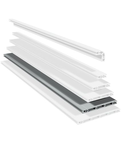 Profilo in alluminio - Panel profiles PP 50 - PP 250 - isel Germany - con scanalature / piatto / rettangolare