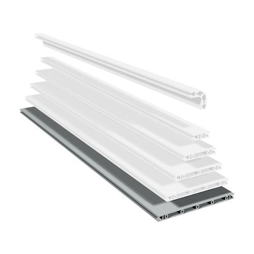 Profilo in alluminio - PP 250 - isel Germany - con scanalature / piatto / rettangolare