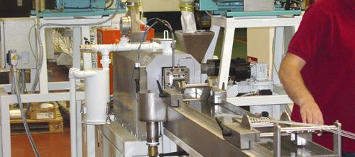 Linea di estrusione da laboratorio - ICMA San Giorgio - di lastre / per profilati / da compounding