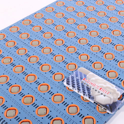 Nastro trasportatore modulare - HS-3800-2C/ 50.8MM picth - Huanan Xinhai (Shenzhen) Technology Co.,Ltd. - in plastica / per sistema di cernita / con rulli