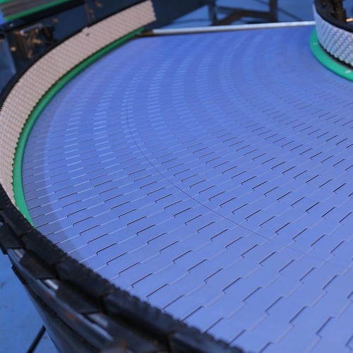 Nastro trasportatore curvo - HS-2000A - Huanan Xinhai (Shenzhen) Technology Co.,Ltd. - modulare / in PP / industriale