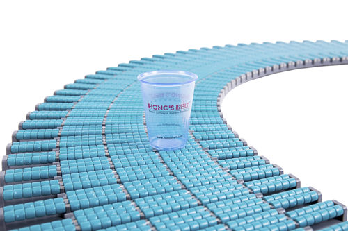 Catena di trasporto in POM - HS-LBP 882M-1200 - Huanan Xinhai (Shenzhen) Technology Co.,Ltd. - a rulli