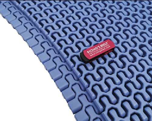 Nastro trasportatore modulare - HS-500B-HD-D - Huanan Xinhai (Shenzhen) Technology Co.,Ltd. - in plastica / per l'industria agroalimentare / blu