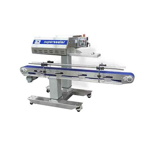 Sigillatrice rotativa - Supersealer SS2 WD - OK International - ad aria calda / per sacchi / ad alta velocità
