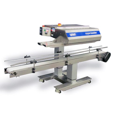 Sigillatrice rotativa - Supersealer SB30 - OK International - semiautomatica / per sacchi / per applicazioni pesanti