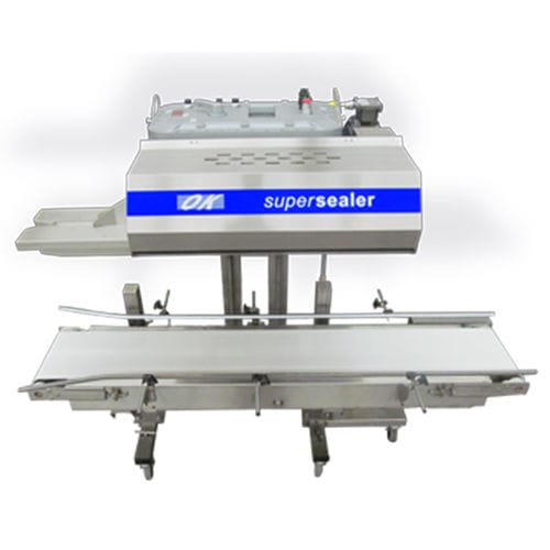 Sigillatrice rotativa - Supersealer SB30 - OK International - semiautomatica / per sacchi / a moto continuo