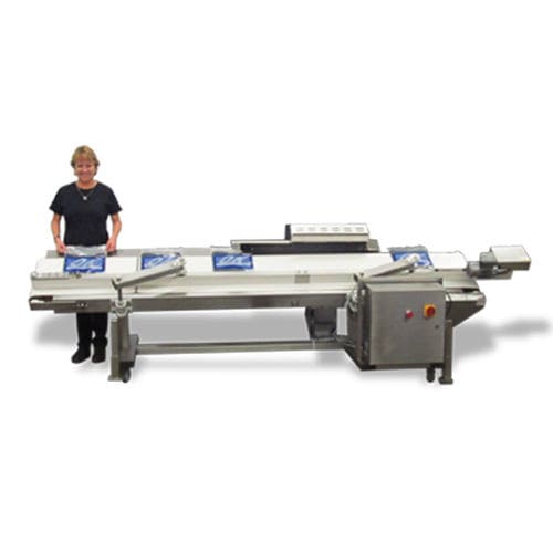 Sigillatrice rotativa - T-Pak 750 - OK International - ad aria calda / semiautomatica / per sacchi