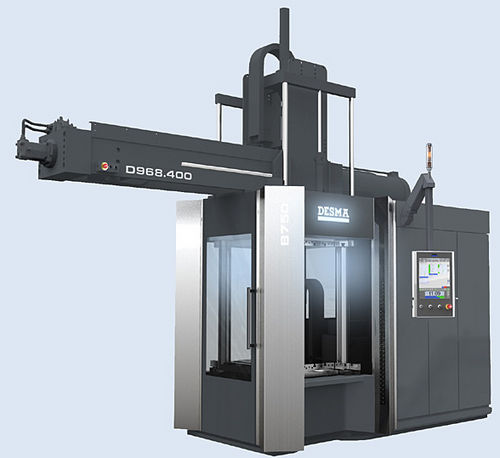Pressa ad iniezione verticale - BENCHMARK S3 - DESMA Elastomertechnik - idraulica / per elastomeri