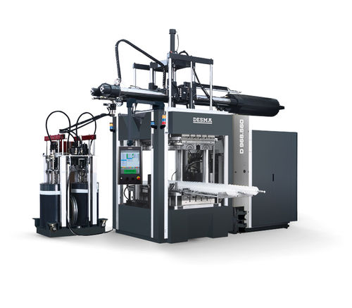 Pressa ad iniezione verticale - BENCHMARK series - DESMA Elastomertechnik - idraulica / per elastomeri