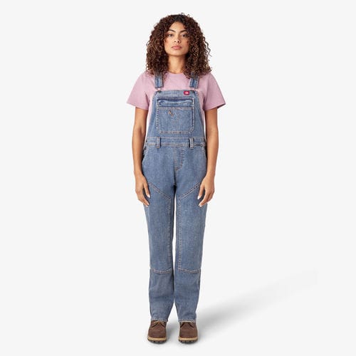 Tuta da lavoro con bretelle da lavoro - FB839 - DICKIES - in denim / per donna / verde