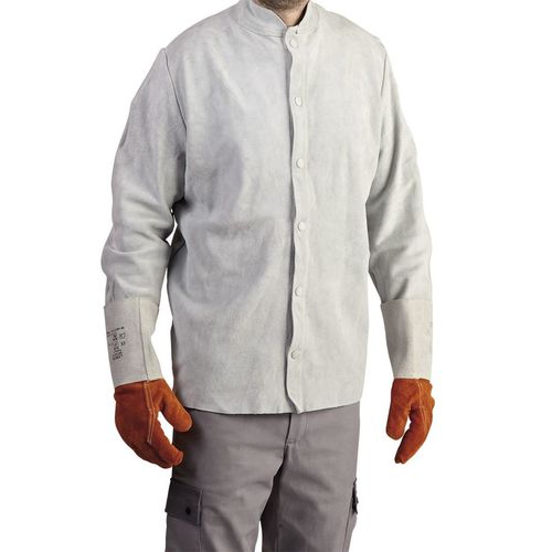Giacca da lavoro - VEST - LEBON - ignifuga / in pelle / in aramide