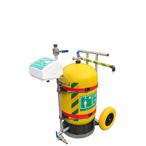 Doccia di sicurezza mobile - MBK 28 - Matcon B.V. - in plastica / con lavaocchi / da interno