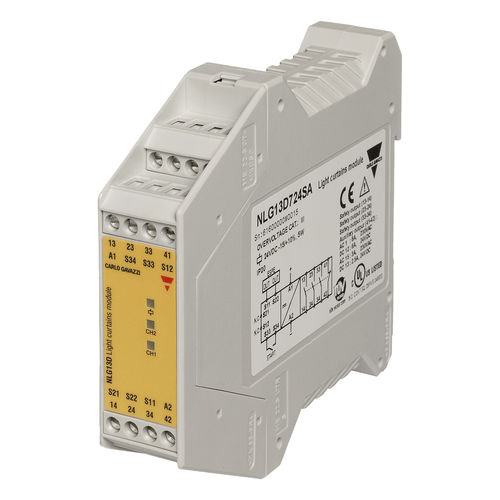 Barriera fotoelettrica di sicurezza - NLG13D724SA - CARLO GAVAZZI - multifascio / a barriera / compatta
