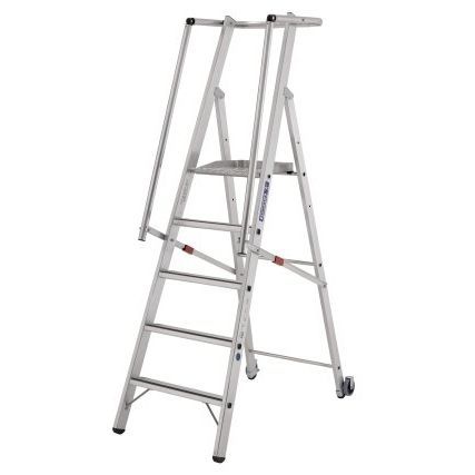 Scaletta mobile - MAGNUM 2 - TUBESCA - in alluminio / 2 gradini / 3 gradini