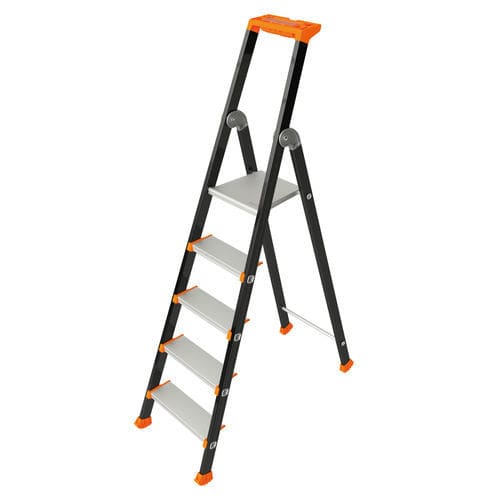 Scaletta su piedistallo - KOLOS - TUBESCA - in alluminio / 3 gradini / 4 gradini