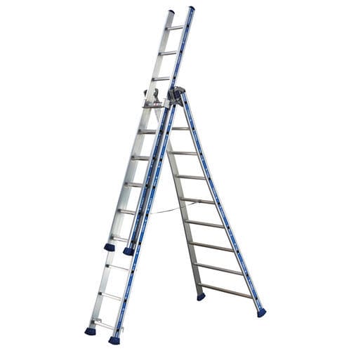 Scala da appoggio in alluminio - PLATINIUM 3 - TUBESCA - scorrevole