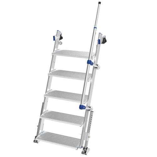 Scala da appoggio in alluminio - LORRY - TUBESCA - a piattaforma / con accesso laterale