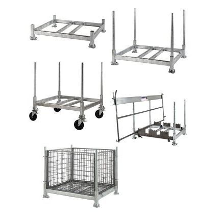 Cassa-pallet in filo metallico - TUBESCA - di stoccaggio