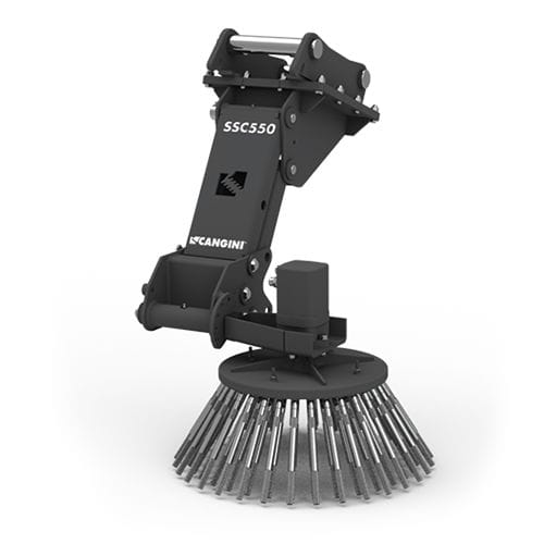 Spazzola circolare - SSC550 - CANGINIBENNE - di pulizia / abrasiva / in acciaio