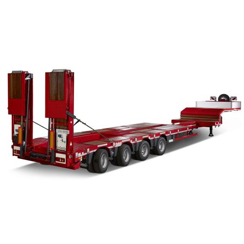 Semirimorchio a pianale - OSD - NOOTEBOOM - gooseneck / con sospensione pneumatica / autotracciante