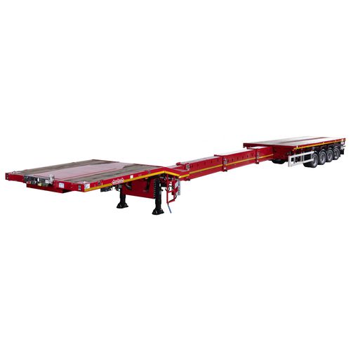 Semirimorchio a pianale - OVB Telestep - NOOTEBOOM - per carichi lunghi / a 3 assi / a 4 assi