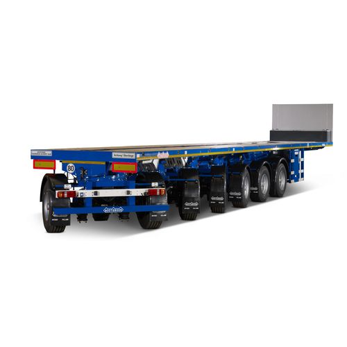 Rimorchio gooseneck - OVB BALLASTTRAILER - NOOTEBOOM - con sospensione pneumatica / a 6 assi / trainato
