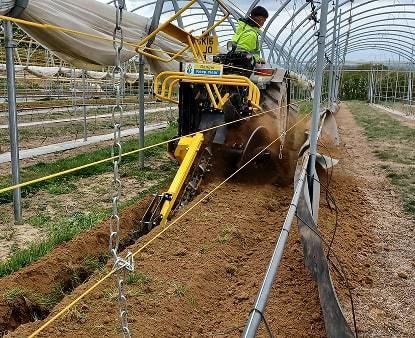 Trencher a catena - AFT45 - AFT TRENCHERS LIMITED - montato su trattore / rimorchiabile / per trattore