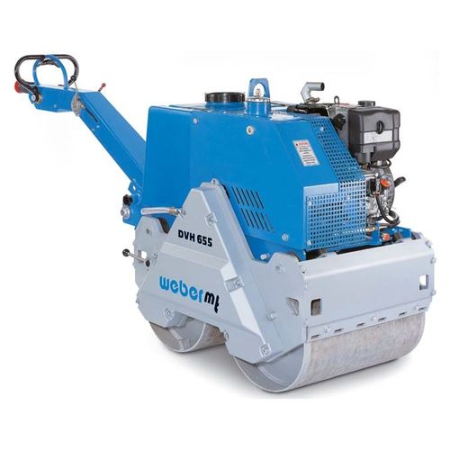 Rullo compattatore duplex - DVH 655 E - WEBER MASCHINENTECHNIK - a vibrazione / manuale