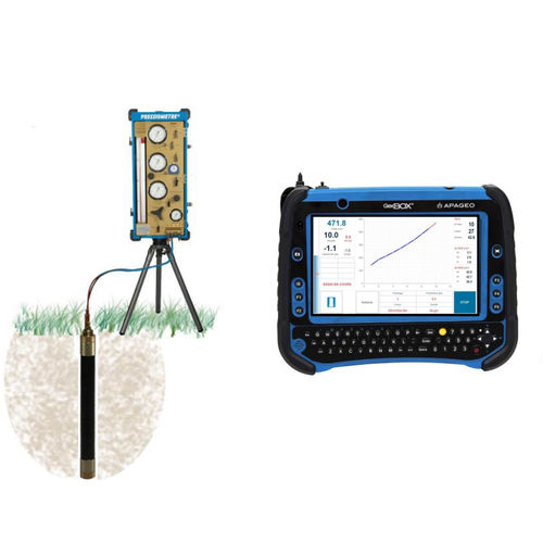 Sistema di acquisizione dati portatile - GEOSPAD®2 - APAGEO - wireless / con registrazione di dati