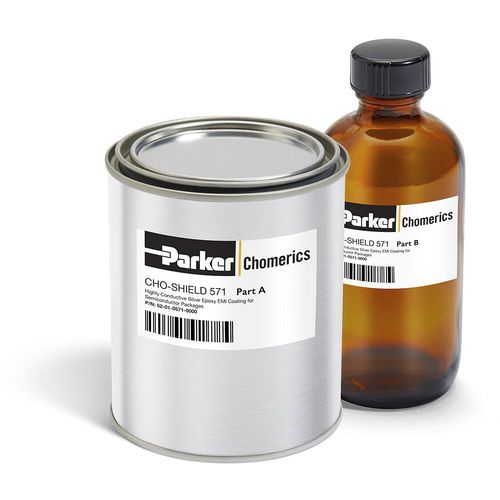 Vernice conduttrice - CHO-SHIELD® 571 - Parker Chomerics Division - con schermatura EMI / bicomponente / epossidica