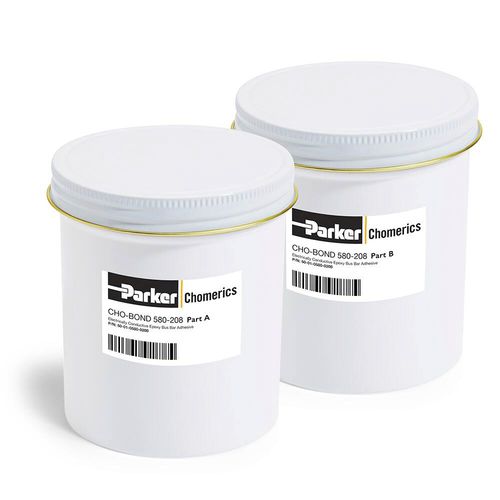 Colla epossidica - CHO-BOND® 580-208 - Parker Chomerics Division - per metallo / bicomponente / conduttrice
