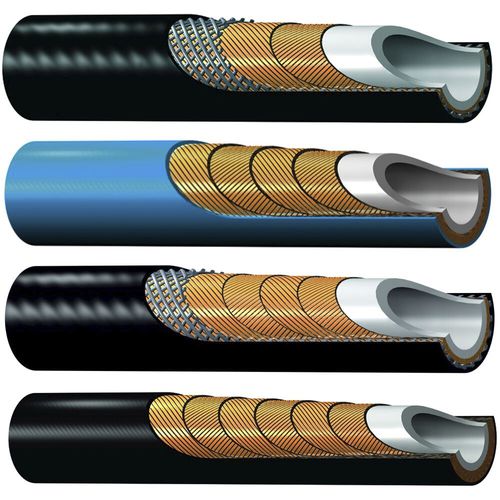 Tubo flessibile per alte temperature - 2380N-06V50-HT - Parker Polyflex Division - Europe - per acqua / in poliuretano / in poliammide