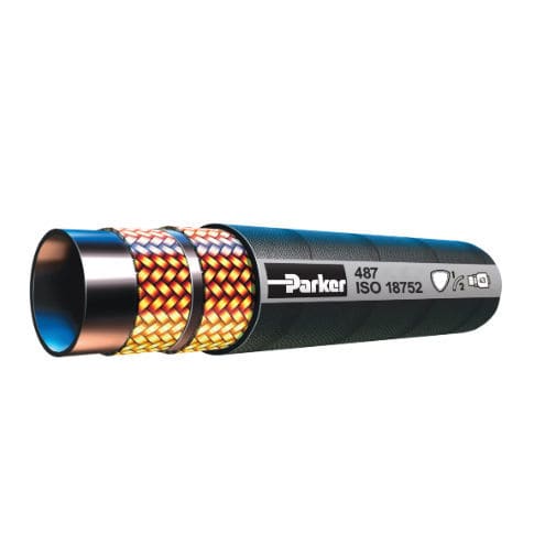 Tubo flessibile idraulico - 487 series - Parker Polyflex Division - Europe - per olio minerale / per olio / in acciaio