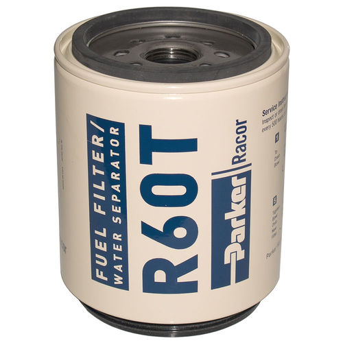 Cartuccia filtrante ad acqua - R60T - Parker Racor Division - per carburante / per filtrazione fine / in plastica