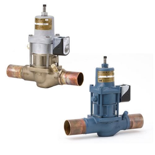 Regolatore di pressione per gas - Flo-Con (S)PORT/ (S) PORTII - Parker Refrigerating Specialties Division - a pistone / a molla / a fungo