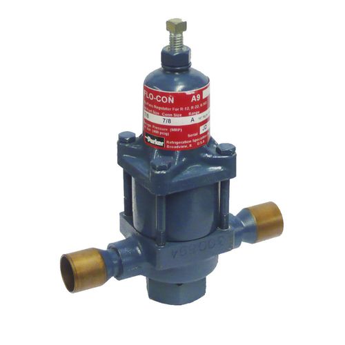 Regolatore di pressione per gas refrigerante - Flo-Con A9 - Parker Refrigerating Specialties Division - monostadio / in rame / in ferro