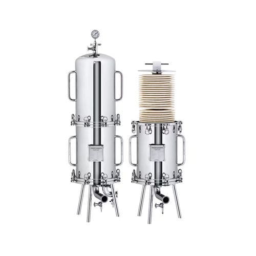 Carter per filtro a cartuccia - PSD series - Parker Refrigerating Specialties Division - per bevande / per prodotti chimici / in acciaio