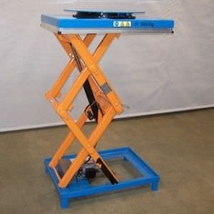 Tavola elevatrice a forbice - HT-T-H-005-2021-90 - ADE-WERK - idraulica / stazionaria / con tavola girevole