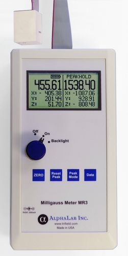 Gaussmetro portatile - MR3 - AlphaLab Inc. - USB